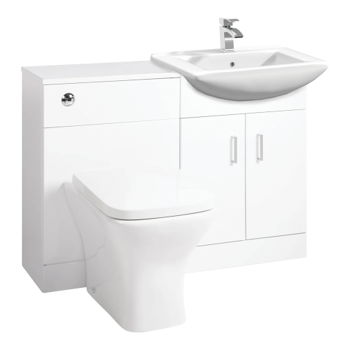 Mayford Square 1050mm Complete Furniture Package (Ava BTW Pan & Seat & Concealed Cistern)