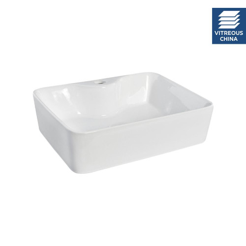 Rectangular 480mm Vessel Counter Top Basin - 1 Tap Hole