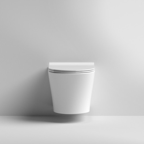 Metro Rimless Wall Hung Toilet & Soft Close Seat