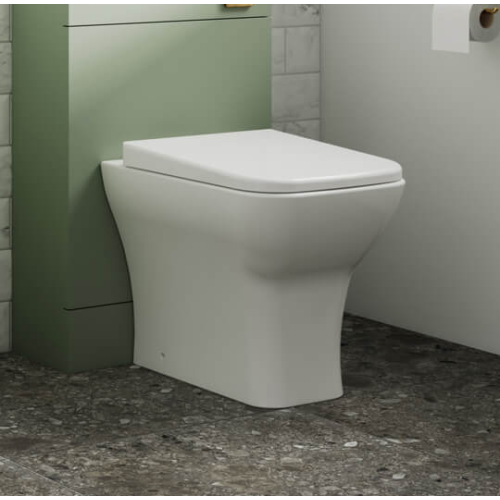 EVO Rimless Back To Wall Toilet & Soft Close Seat