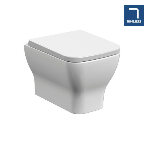 Pro Rimless Wall Hung Toilet & Soft Close Seat