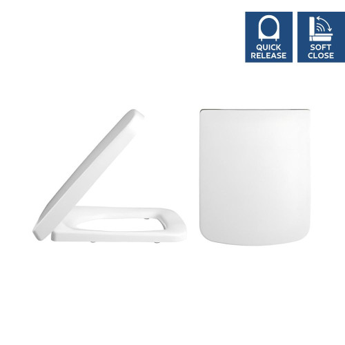 Standard Top Fix Soft Close Seat (Squared Edge)