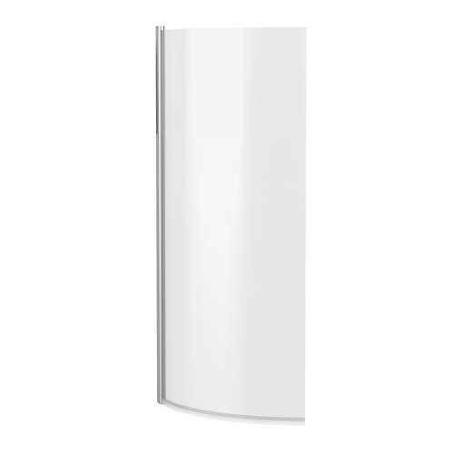 Nuie Curved P-Shaped Bath Screen 6mm