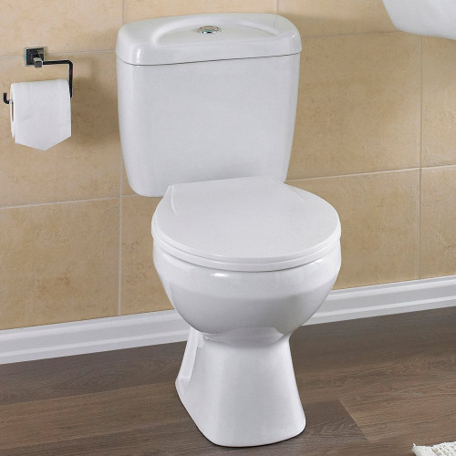 Manhattan Close Coupled Modern Toilet + Soft Close Seat