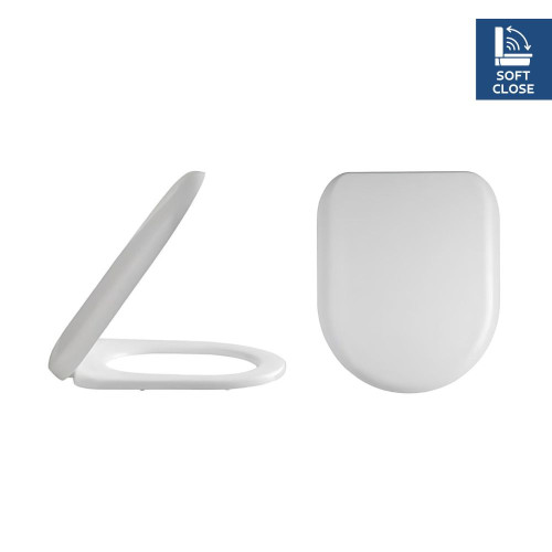 Luxury D Shaped Soft Close Toilet Seat