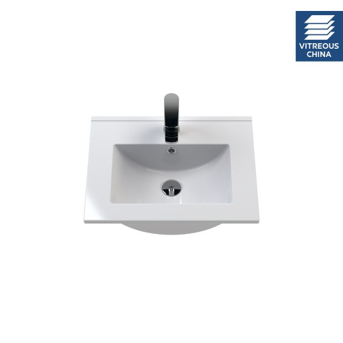 Cube 500mm Minimalist Ceramic Furniture Basin