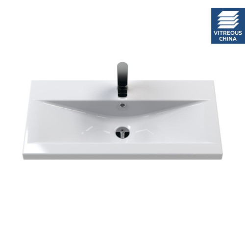 800mm Mid-Edge Ceramic Furniture Basin