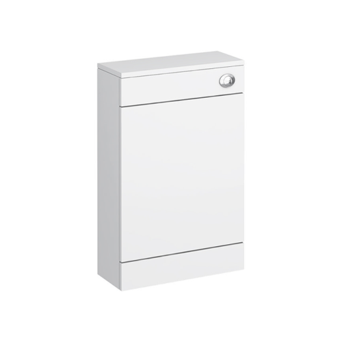 Sienna 500mm White Gloss WC Unit Inc. Concealed Cistern