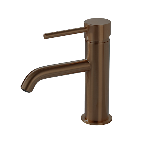 Brisbane Brushed Bronze Basin Mono Mixer & Slotted Sprung Basin Waste