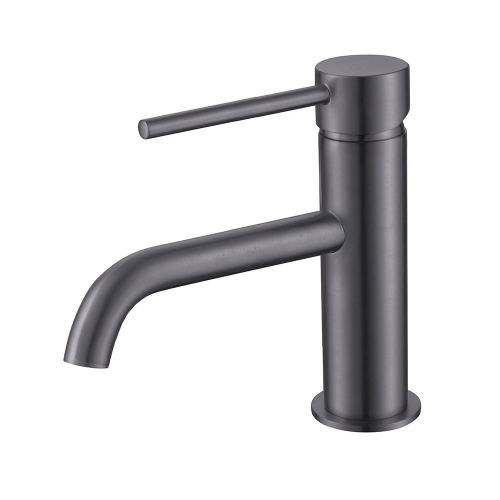 Brisbane Gunmetal Basin Mono Mixer & Slotted Sprung Basin Waste