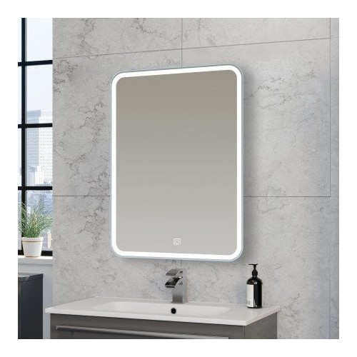 Alder LED Illuminated Mirror With Demister & Touch Switch 500mm x 700mm