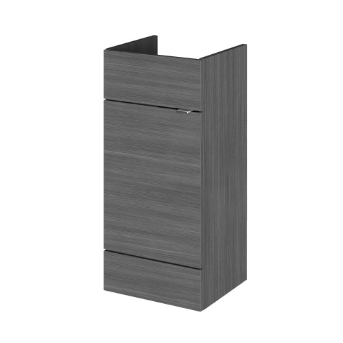Hudson Reed Fusion Anthracite Woodgrain 400mm Basin Unit (355mm Deep)
