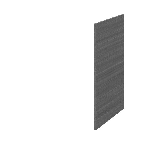 Hudson Reed Fusion Anthracite Woodgrain 370mm x 890mm Decorative Infill Panel/Rep End