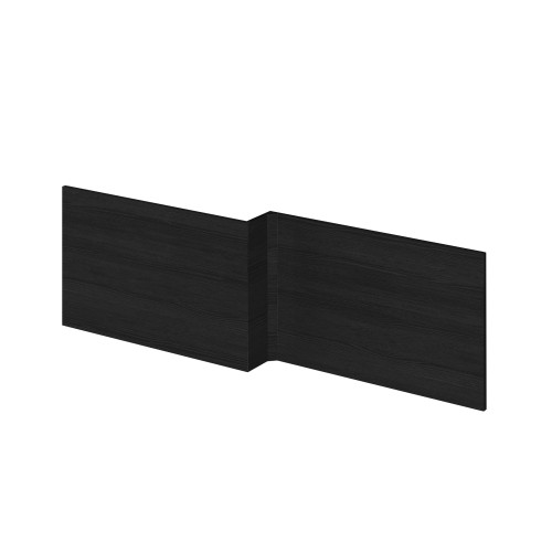 Charcoal Black 1700mm Square Shower Bath Front Panel