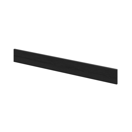Hudson Reed Fusion Charcoal Black 1250mm Continuous Plinth