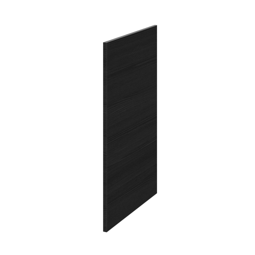 Hudson Reed Fusion Charcoal Black 370mm x 890mm Decorative Infill Panel/Rep End
