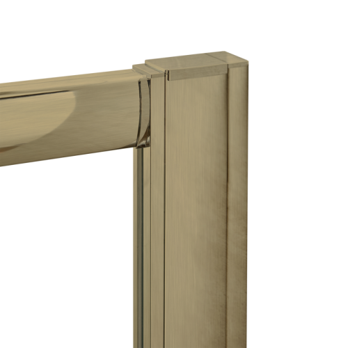 1900mm Brushed Brass Profile Extention Kit (To Suit Kristal Shower Doors & Enclosures)