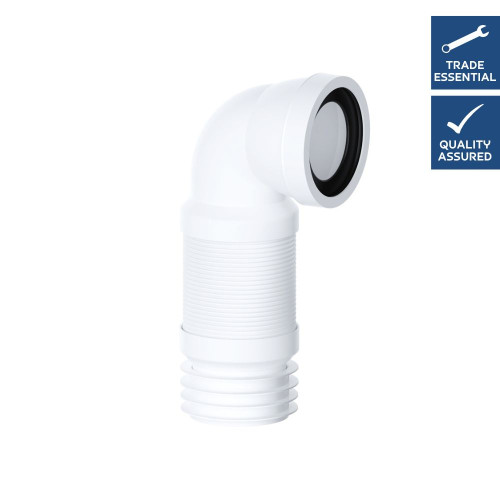 Viva Sanitary 90 Degrees 'SLINKY-FIT' Flexi Pan Connector