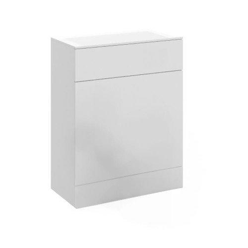 Ice 500mm x 300mm Gloss White WC Unit