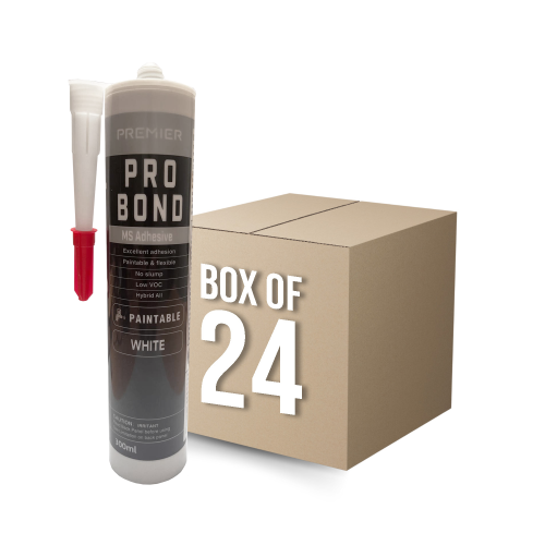Pro Shower Wall Panel Adhesive - White -(Box Of 24)
