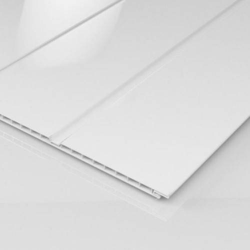 Double White Gloss Bathroom Shower Cladding PVC Panels 250mm x 2600 x 8mm - (Pack of 4)