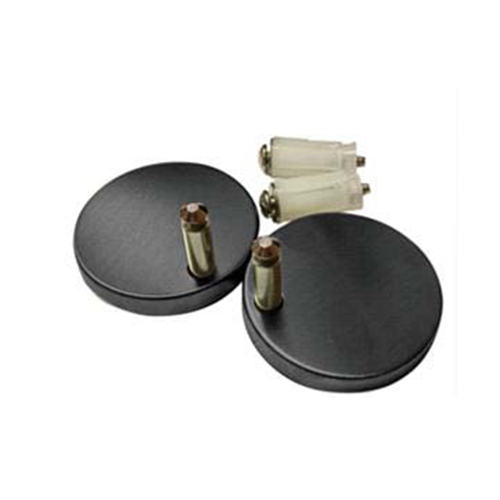 Toilet Seat Cover Caps (Gunmetal) 56mm x 8mm Height