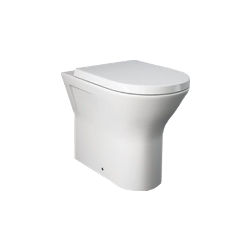 RAK Resort Back To Wall Rimless Toilet & Wrapover Soft Close Seat
