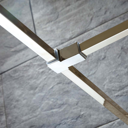 Brushed Nickel Support Arm Joining Piece