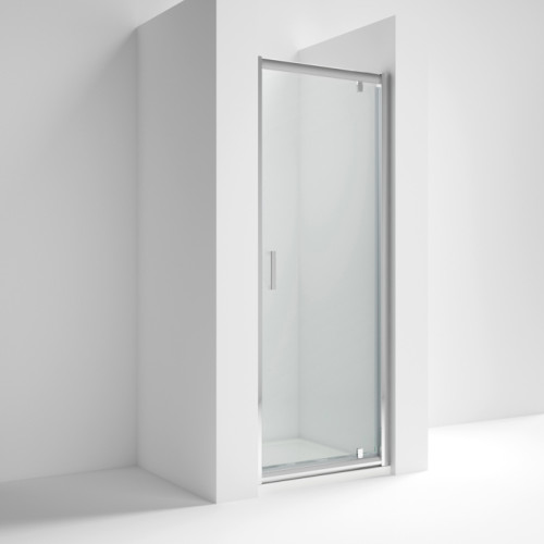 Kristal Chrome 760mm Pivot Door 6mm Glass (1900mm)
