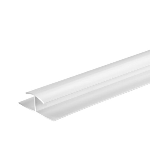 10mm SplashPanel H-Joint White