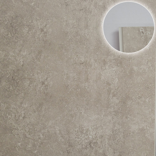 Concrete Beige Matt Bathroom Shower Cladding PVC Panels 250mm x 2700 x 8mm - (Pack of 4)