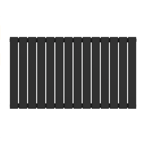 Sienna Double Panel Black Designer Radiator 600mm x 1064mm