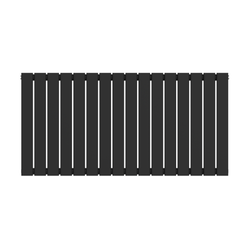 Sienna Double Panel Black Designer Radiator 600mm x 1212mm