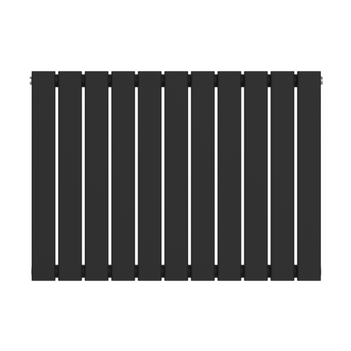 Sienna Single Panel Black Designer Radiator 600mm x 832mm