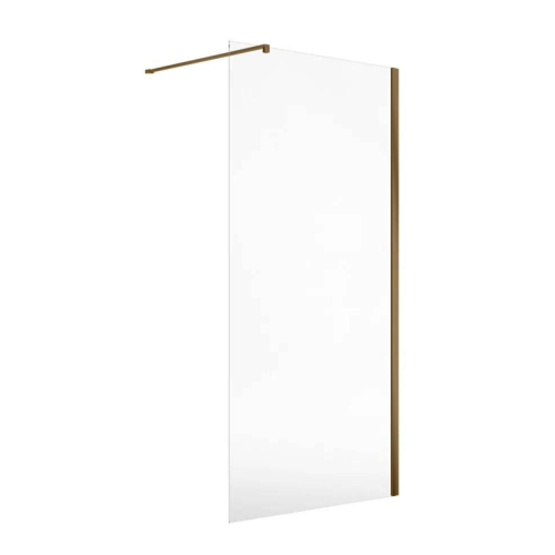 ProTek S8 Brushed Bronze 800mm x 2000mm Wetroom Screen