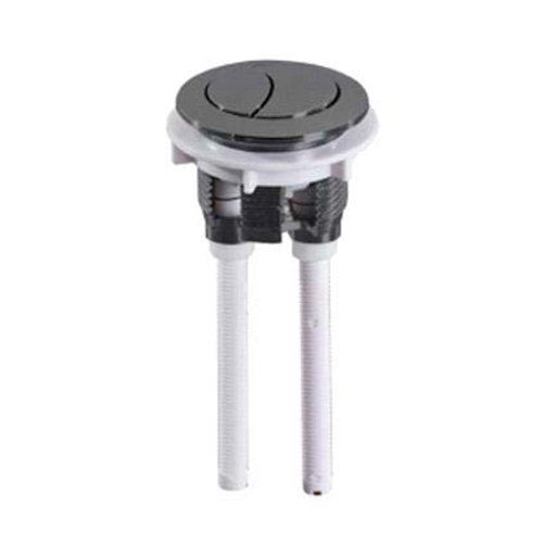 Round Dual Flush Gunmetal Push Button