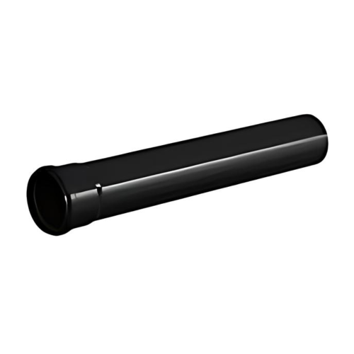 PF Single Socket Soil Pipe 110mm x 3M Black