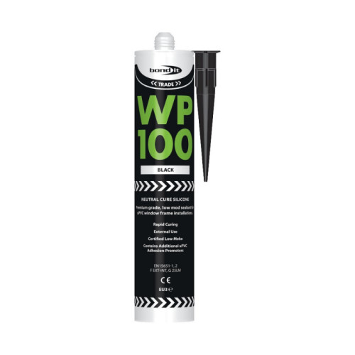 Bond-It WP100 Natural Cure Oxime Silicone Sealant - Black EU3