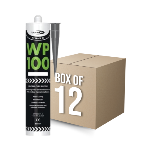 Bond-It WP100 Natural Cure Oxime Silicone Sealant - Rosewood EU3-(Box Of 12)