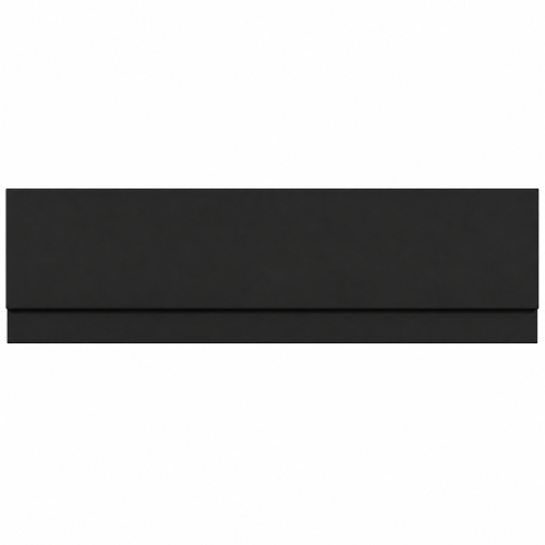 1800mm Waterproof Matt Black Front Bath Panel & Plinth