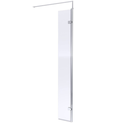 Hudson Reed Chrome Wet Room Shower Screen
