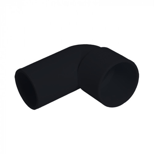ABS Solvent Weld 90 Degree Conversion Bend 40mm Black