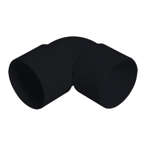 ABS Solvent Weld 90 Degree Knuckle Bend 32mm Black