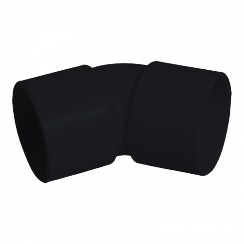 ABS Solvent Weld 135 Degree Obtuse Bend 40mm Black