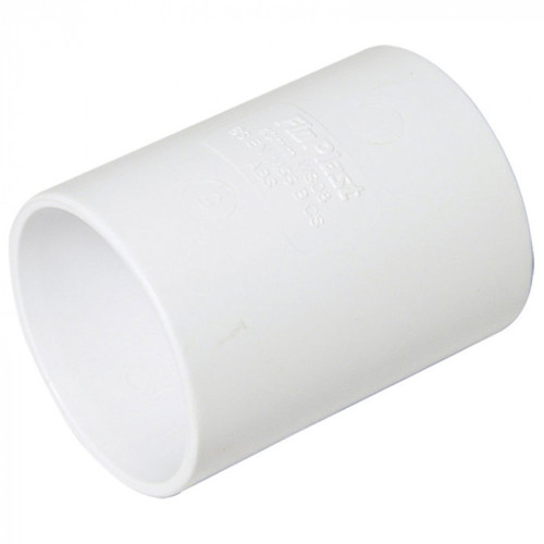 ABS Solvent Weld Straight Coupling 32mm White