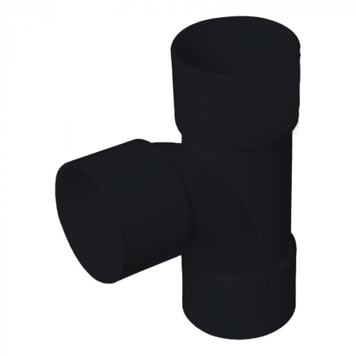 ABS Solvent Weld Tee 40mm Black