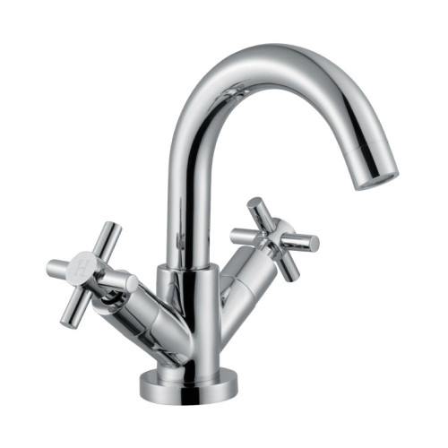 Acel Chrome Basin Mono Mixer & Slotted Sprung Basin Waste