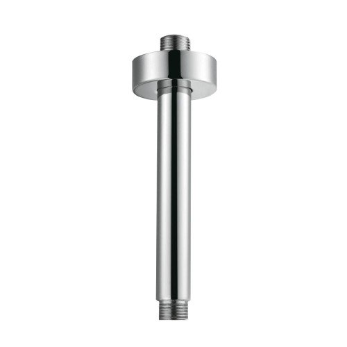 Round Chrome Ceiling Mounted Shower Arm 120mm