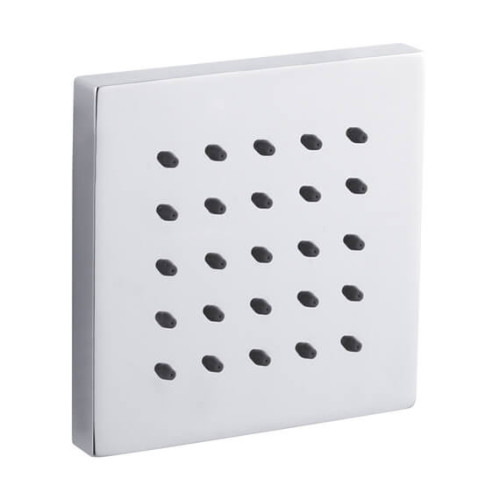 Hudson Reed Square Chrome Tile Body Jet