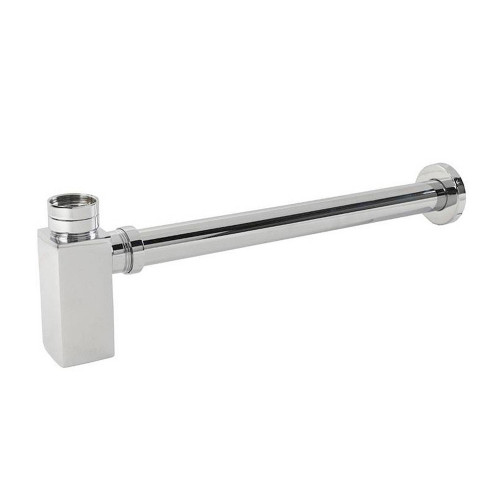 Square Chrome Basin/Bidet Bottle Trap